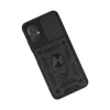 Xiaomi Poco M5 Kılıf Pars Lens Yüzüklü Silikon - Siyah