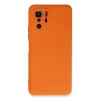 Xiaomi Poco X3 Gt Kılıf Nano İçi Kadife Silikon - Turuncu