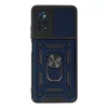 Xiaomi Poco X4 Pro 5g Kılıf Pars Lens Yüzüklü Silikon - Lacivert