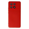 Xiaomi Poco X6 Pro Kılıf Nano İçi Kadife Silikon - Kırmızı