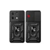 Xiaomi Poco X6 Pro Kılıf Pars Lens Yüzüklü Silikon - Kırmızı