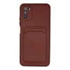 Xiaomi Pocophone M3 Kılıf Kelvin Kartvizitli Silikon - Bordo