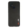 Xiaomi Redmi 10c Kılıf Loop Deri Silikon - Siyah