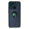 Xiaomi Redmi 10c Kılıf Montreal Yüzüklü Silikon Kapak - Yeşil