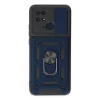 Xiaomi Redmi 10c Kılıf Pars Lens Yüzüklü Silikon - Lacivert