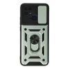 Xiaomi Redmi 10c Kılıf Pars Lens Yüzüklü Silikon - Yeşil