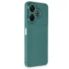 Xiaomi Redmi 13 4g Kılıf Auto Focus Karbon Kapak - Koyu Yeşil