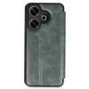 Xiaomi Redmi 13 4g Kılıf Flip Cover - Koyu Yeşil