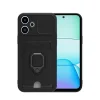 Xiaomi Redmi 13 4g Kılıf Zuma Kartvizitli Yüzüklü Silikon - Siyah