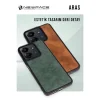 Xiaomi Redmi 13c Kılıf Aras Deri Kapak - Kırmızı
