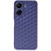 Xiaomi Redmi 13c Kılıf Petek Silikon Kapak - Lacivert