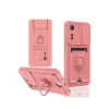 Xiaomi Redmi 13c Kılıf Zuma Kartvizitli Yüzüklü Silikon - Pembe