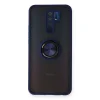 Xiaomi Redmi 9 Kılıf Montreal Yüzüklü Silikon Kapak - Lacivert