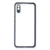 Xiaomi Redmi 9a Kılıf Miami Şeffaf Silikon - Gri