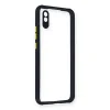 Xiaomi Redmi 9a Kılıf Miami Şeffaf Silikon - Lacivert