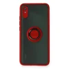 Xiaomi Redmi 9a Kılıf Montreal Yüzüklü Silikon Kapak - Kırmızı