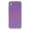 Xiaomi Redmi 9a Kılıf Nano İçi Kadife Silikon - Mor