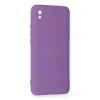 Xiaomi Redmi 9a Kılıf Nano İçi Kadife Silikon - Mor