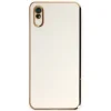 Xiaomi Redmi 9a Kılıf Volet Silikon - Beyaz