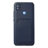 Xiaomi Redmi 9c Kılıf Kelvin Kartvizitli Silikon - Lacivert