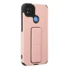 Xiaomi Redmi 9c Kılıf Mega Standlı Silikon - Pudra