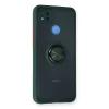 Xiaomi Redmi 9c Kılıf Montreal Yüzüklü Silikon Kapak - Yeşil