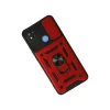 Xiaomi Redmi 9c Kılıf Pars Lens Yüzüklü Silikon - Kırmızı