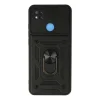 Xiaomi Redmi 9c Kılıf Pars Lens Yüzüklü Silikon - Siyah