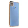 Xiaomi Redmi 9c Kılıf Razer Lensli Silikon - Gold
