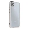 Xiaomi Redmi 9c Kılıf Razer Lensli Silikon - Gümüş