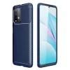 Xiaomi Redmi 9t Kılıf Auto Focus Karbon Kapak - Lacivert