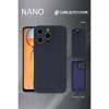 Xiaomi Redmi A3 4g Kılıf Nano İçi Kadife Silikon - Koyu Yeşil