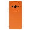 Xiaomi Redmi A3 4g Kılıf Nano İçi Kadife Silikon - Turuncu