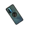 Xiaomi Redmi K40 Kılıf Montreal Yüzüklü Silikon Kapak - Siyah