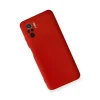Xiaomi Redmi Note 10 Kılıf Nano İçi Kadife Silikon - Kırmızı