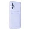 Xiaomi Redmi Note 10 Pro Kılıf Kelvin Kartvizitli Silikon - Lila