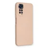 Xiaomi Redmi Note 11 Kılıf Nano İçi Kadife Silikon - Pudra