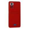 Xiaomi Redmi Note 11 Pro Kılıf Kelvin Kartvizitli Silikon - Kırmızı
