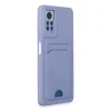 Xiaomi Redmi Note 11 Pro Kılıf Kelvin Kartvizitli Silikon - Lila