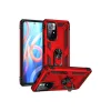 Xiaomi Redmi Note 11t Kılıf Sofya Yüzüklü Silikon Kapak - Kırmızı