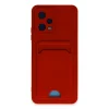 Xiaomi Redmi Note 12 4g Kılıf Kelvin Kartvizitli Silikon - Kırmızı