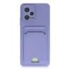 Xiaomi Redmi Note 12 4g Kılıf Kelvin Kartvizitli Silikon - Lila