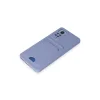Xiaomi Redmi Note 12 Pro 4g Kılıf Kelvin Kartvizitli Silikon - Lila