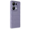 Xiaomi Redmi Note 13 Pro 4g Kılıf Bibercas Silikon Kapak - Lila