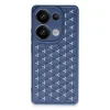 Xiaomi Redmi Note 13 Pro 4g Kılıf Petek Silikon Kapak - Lacivert