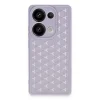 Xiaomi Redmi Note 13 Pro 4g Kılıf Petek Silikon Kapak - Lila