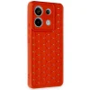 Xiaomi Redmi Note 13 Pro 5g Kılıf Petek Silikon Kapak - Kırmızı