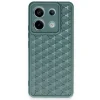 Xiaomi Redmi Note 13 Pro 5g Kılıf Petek Silikon Kapak - Koyu Yeşil