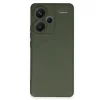 Xiaomi Redmi Note 13 Pro Plus Kılıf Nano İçi Kadife Silikon - Koyu Yeşil
