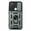 Xiaomi Redmi Note 8 Kılıf Pars Lens Yüzüklü Silikon - Yeşil